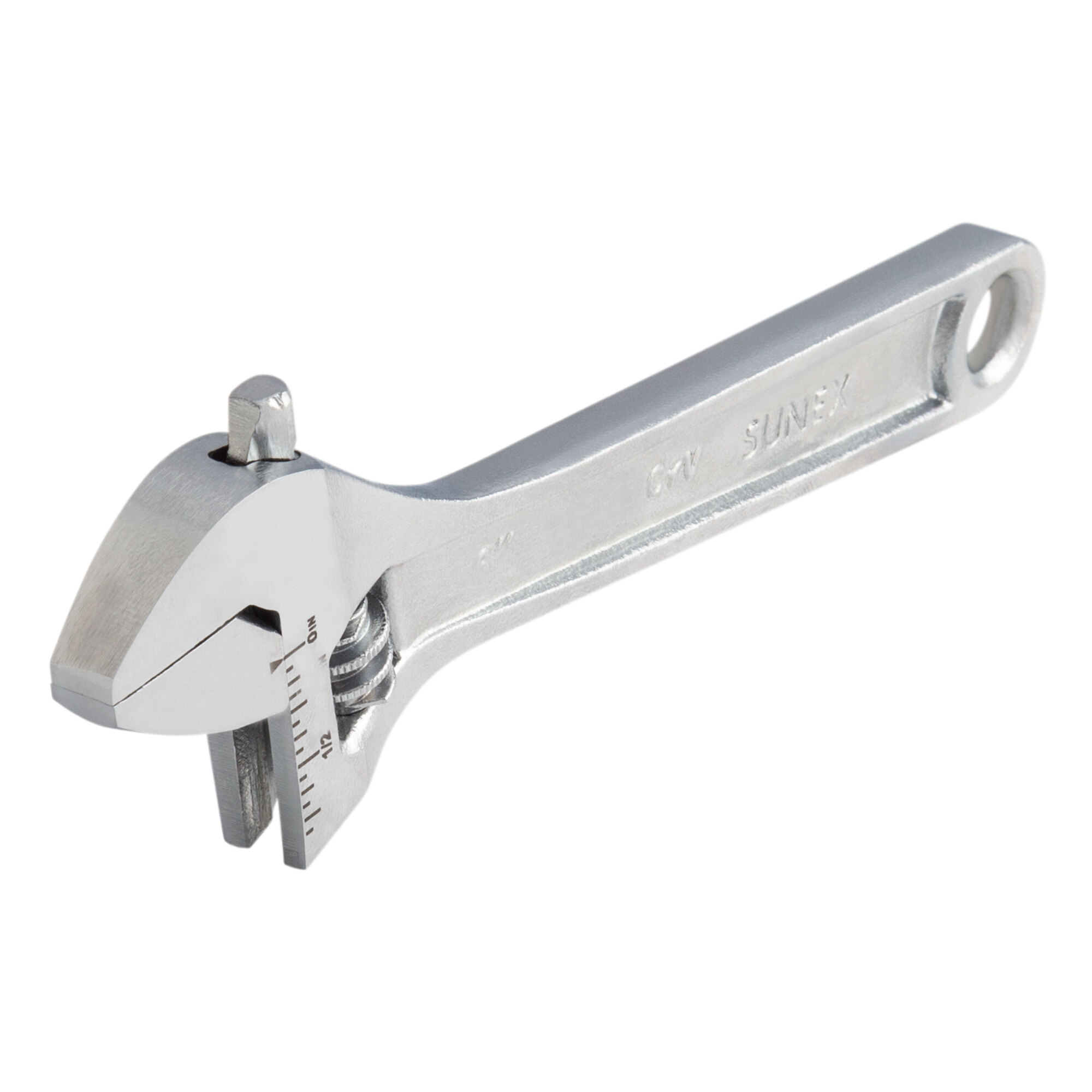 Sunex Tools Adjustable Wrench — 6in., 21mm Jaw Capacity, Chrome Vanadium Steel, Model# SXAW6C